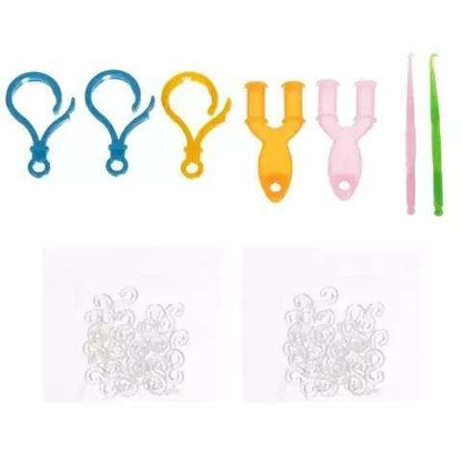 1500 rubber bands DIY loom bands kit, Multicolor V1237-ZY-506-0672