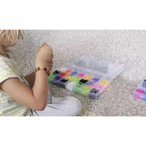 1500 rubber bands DIY loom bands kit, Multicolor V1237-ZY-506-0672