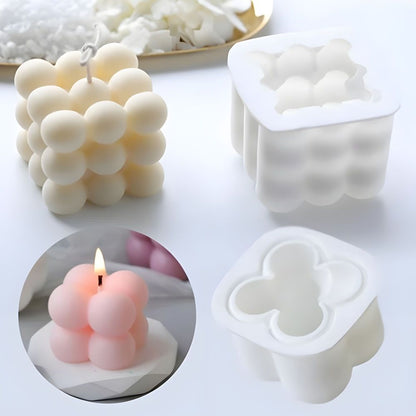 2pcs white candle molds, DIY for making your own candles V1237-ZY-506-0679