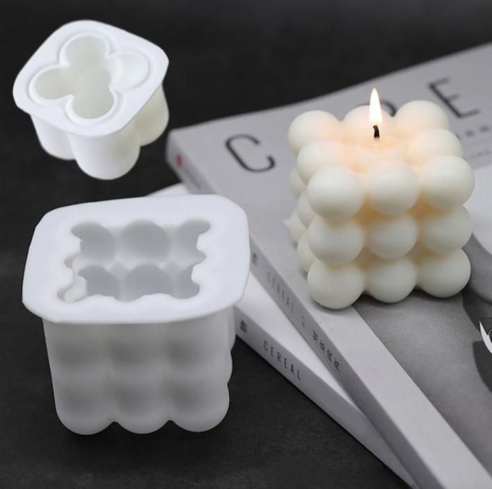 2pcs white candle molds, DIY for making your own candles V1237-ZY-506-0679