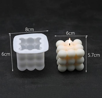 2pcs white candle molds, DIY for making your own candles V1237-ZY-506-0679