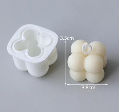 2pcs white candle molds, DIY for making your own candles V1237-ZY-506-0679