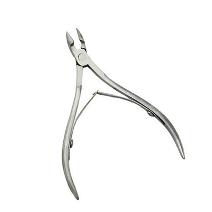 Stainless Steel Cuticle Nipper and Nail Scissors, Silver V1237-ZY-506-0684
