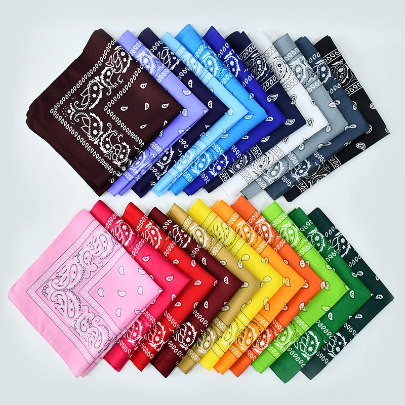 10 pcs Bandana Paisley Pattern Scarves, 54x54cm V1237-ZY-506-0685