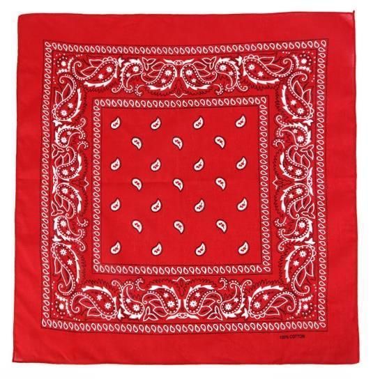 10 pcs Paisley Bandana Scarves, 54x54cm, Warm Colors V1237-ZY-506-0686