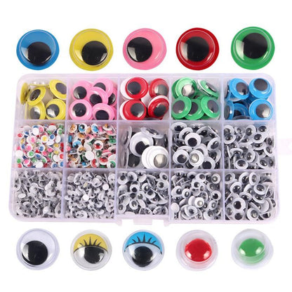 Moving Eyes Craft Kit, MultiColor V1237-ZY-506-0688