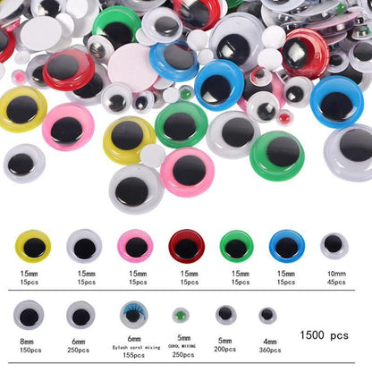 Moving Eyes Craft Kit, MultiColor V1237-ZY-506-0688