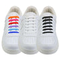 White No-Tie Elastic Shoelaces, One Size, 2pcs V1237-ZY-506-0691