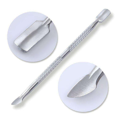 Cuticle pusher 2 in 1 silver V1237-ZY-506-0695