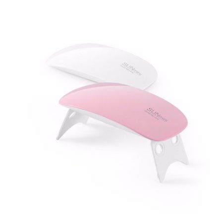 UV LED Nail Lamp 12W Mini, White for Gel Polish Hybrid Gel V1237-ZY-506-0699