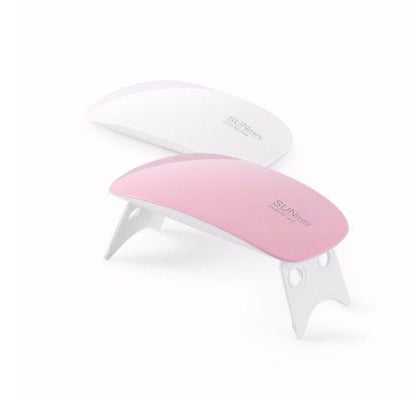 Mini UV LED Nail Lamp 12W for Gel Polish Hybrid Gel, Pink V1237-ZY-506-0700