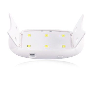 Mini UV LED Nail Lamp 12W for Gel Polish Hybrid Gel, Pink V1237-ZY-506-0700