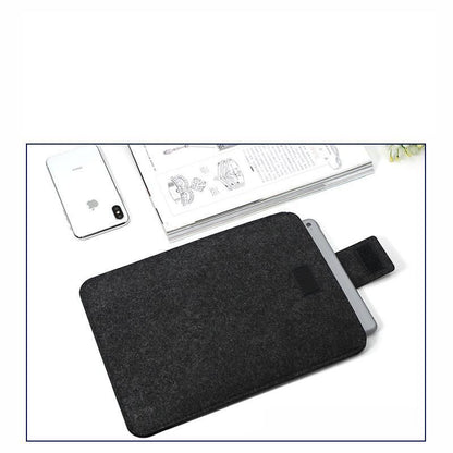 13-inch wool felt sleeve for MacBook Pro and Air, light gray V1237-ZY-506-0702