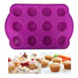 Mini Muffin Tray, Purple, Baking Tin for Muffins V1237-ZY-506-0721