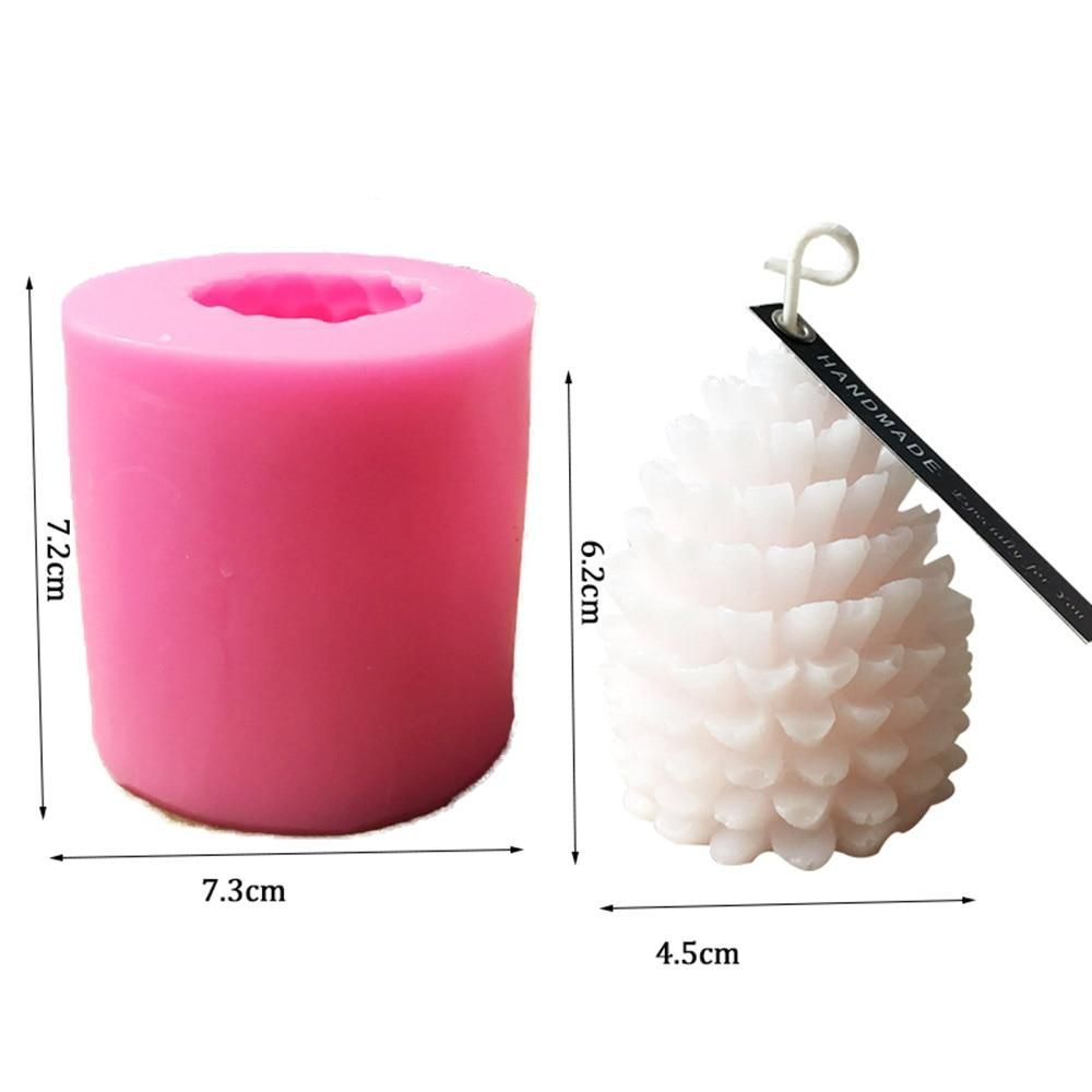 Cone candle molds DIY pink, 1 pack V1237-ZY-506-0731