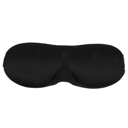 3D Sleep Mask Eye Mask Blindfold Black V1237-ZY-506-0732