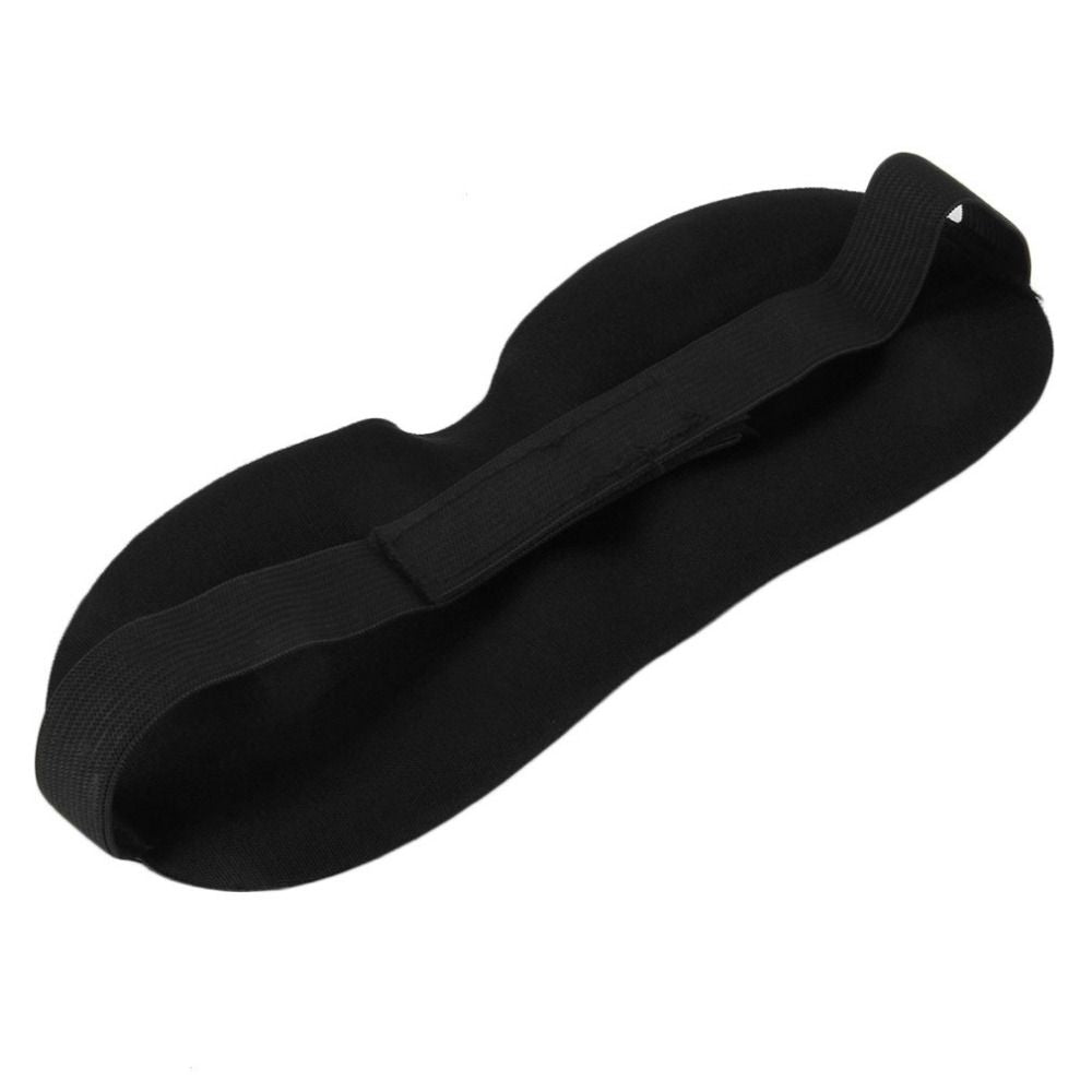 3D Sleep Mask Eye Mask Blindfold Black V1237-ZY-506-0732