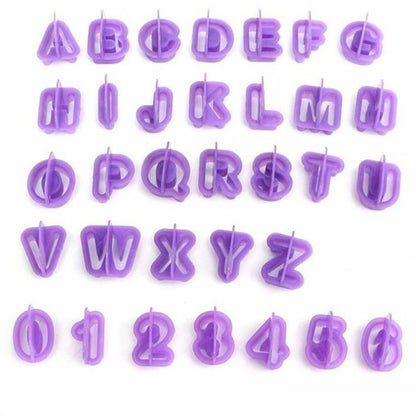 Alphabet Letter Number Cutters for Baking, 26 Characters, 3.5 cm V1237-ZY-506-0739