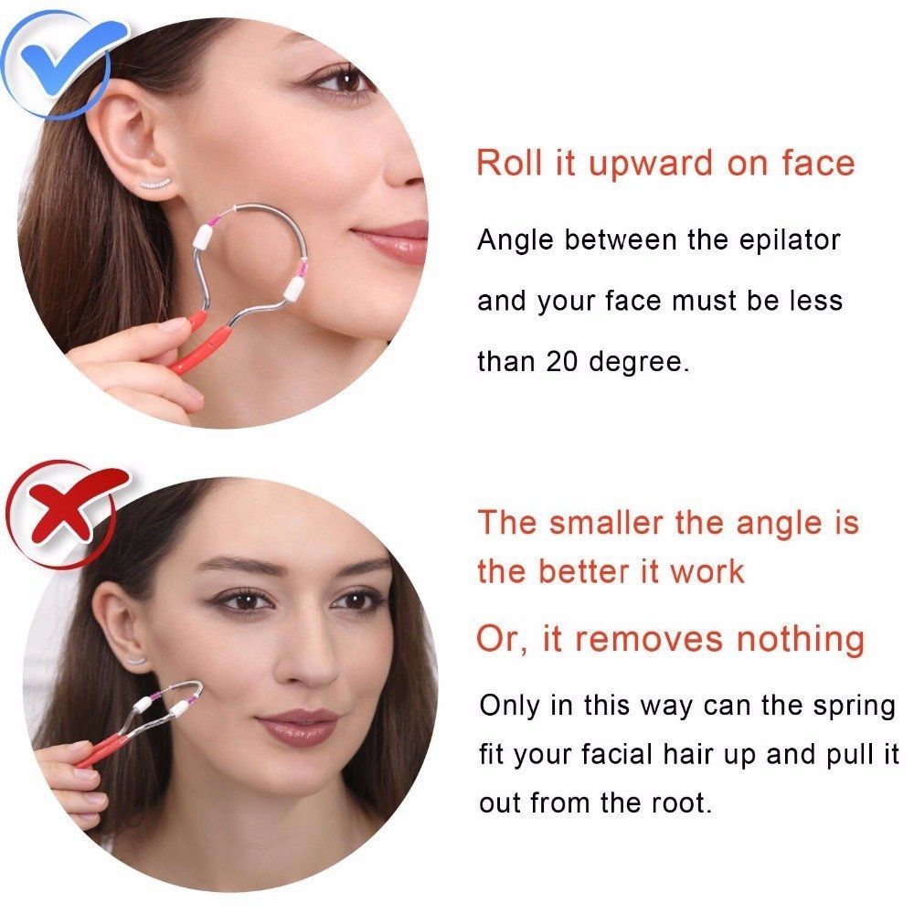 Facial hair remover Epistick, red V1237-ZY-506-0741