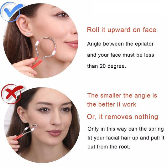 Facial hair remover Epistick, red V1237-ZY-506-0741