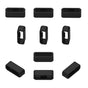 10-Pack Black Loops for 22 mm Watch Straps, 22mm V1237-ZY-506-0748