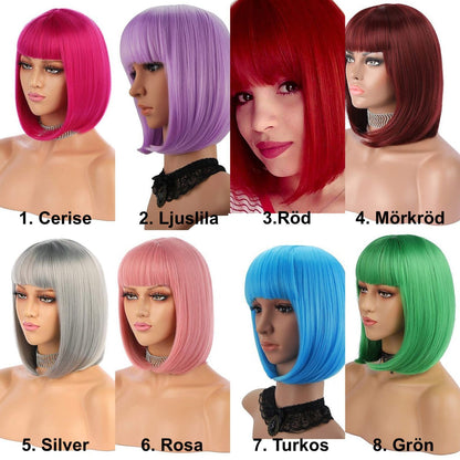 Black Synthetic Wig for Party Pride Parades Cosplay V1237-ZY-506-0761