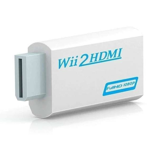 Wii to HDMI Adapter White, Compatible with Nintendo Wii Full HD 1080p V1237-ZY-506-0765