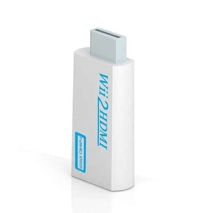 Wii to HDMI Adapter White, Compatible with Nintendo Wii Full HD 1080p V1237-ZY-506-0765