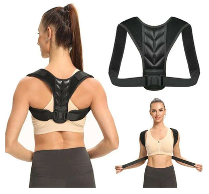 Posture correction vest in Black V1237-ZY-506-0766
