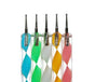 5pcs nail art dotting tool pens, MultiColor V1237-ZY-506-0768