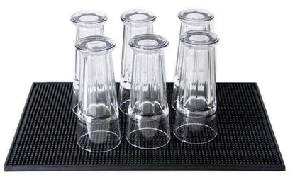 Black Dish Mat - Dish Rack, 45 x 30cm V1237-ZY-506-0769