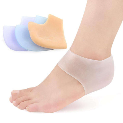 2-pack Transparent Silicone Heel Protectors, Shoe Inserts V1237-ZY-506-0770