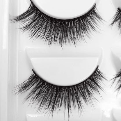 5-pair 3D faux mink false eyelashes G700, black V1237-ZY-506-0775