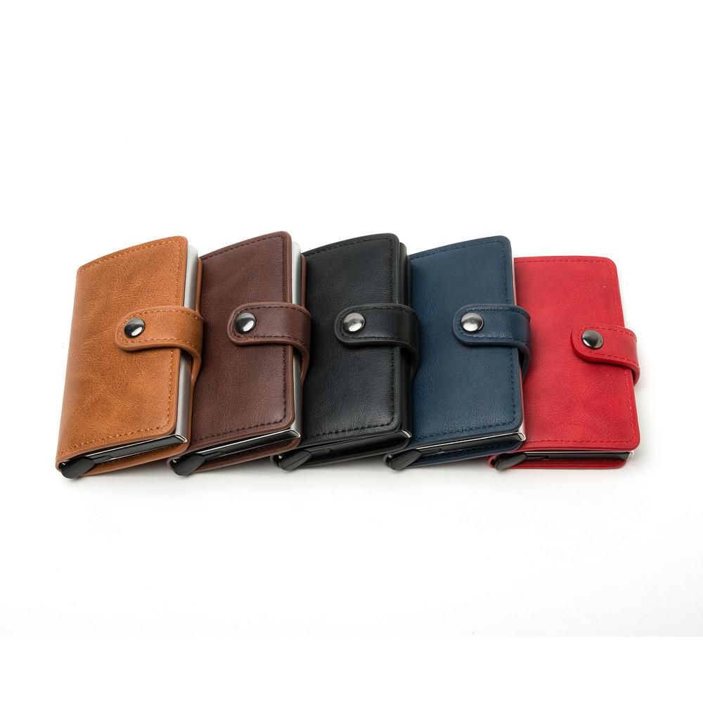 RFID NFC Card Holder Wallet, 5 Cards, Black V1237-ZY-506-0790
