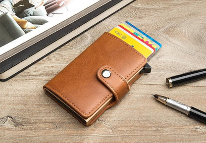 RFID NFC Card Holder Wallet, 5 Cards, Black V1237-ZY-506-0790