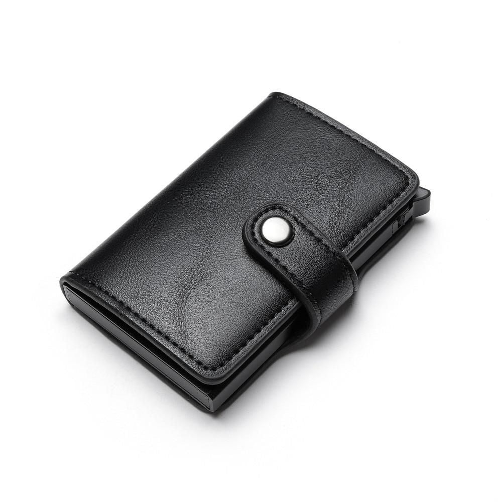 5 Cards Wallet Card Holder with RFID & NFC Protection, Dark blue V1237-ZY-506-0792