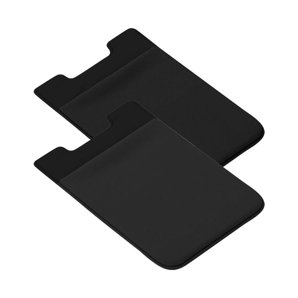 Universal Mobile Wallet Card Holder Self-adhesive Black V1237-ZY-506-0795