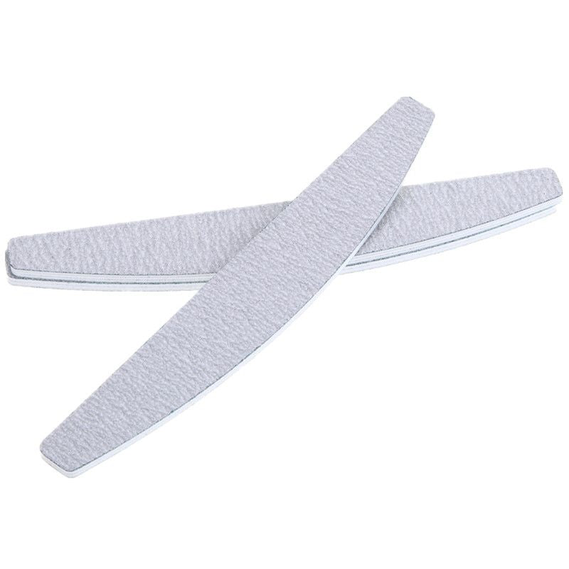5-pack Half Moon Zebra Nail Files, 100/120 Grit, with Storage Case V1237-ZY-506-0797