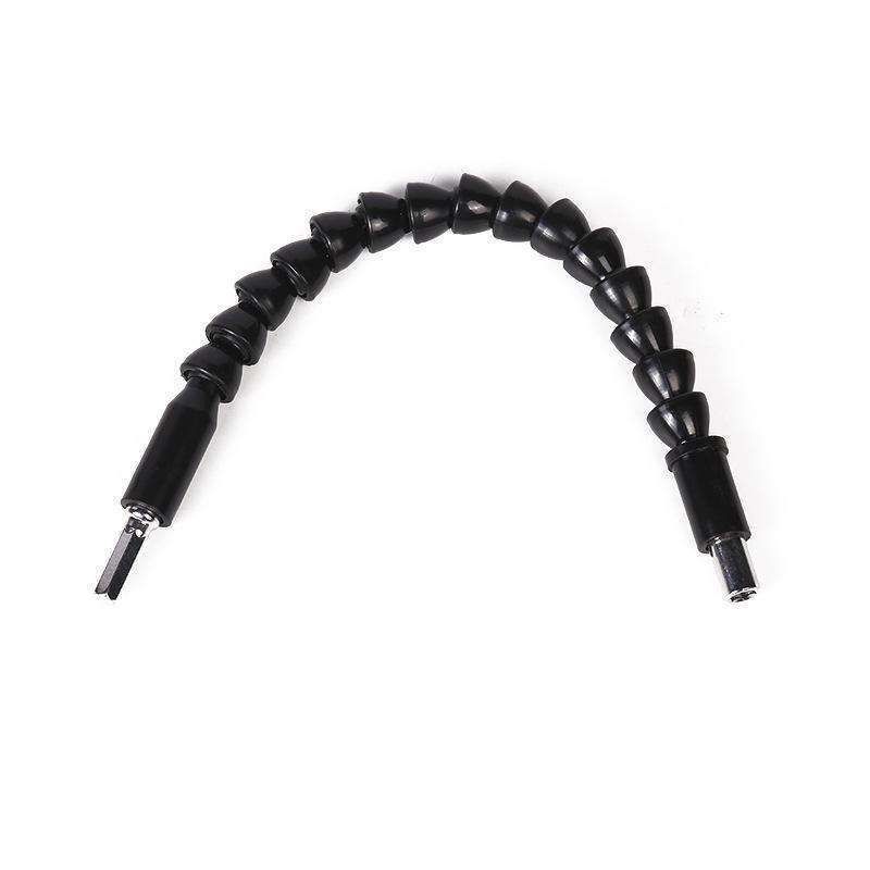 Flexible Drill Extension Bit, 20cm, Black, Compatible with Drills & Screwdrivers V1237-ZY-506-0798