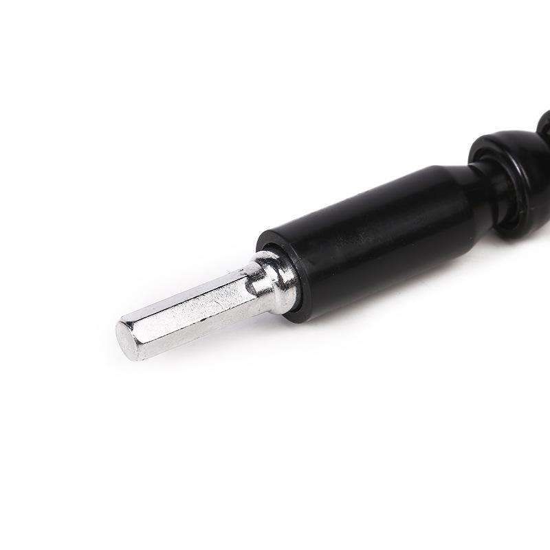 Flexible Drill Extension Bit, 20cm, Black, Compatible with Drills & Screwdrivers V1237-ZY-506-0798