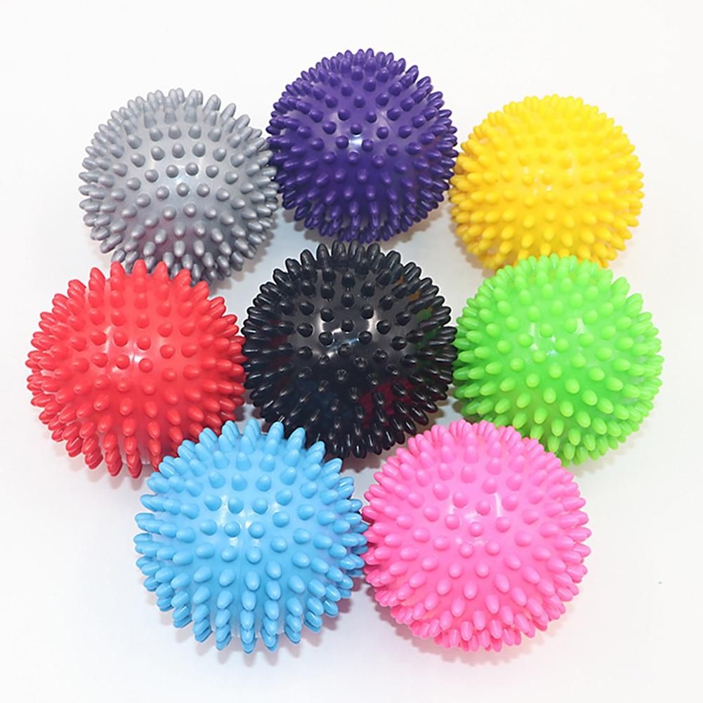 2pcs Spiky Ball Round Muscle Massage Roller, Random Color V1237-ZY-506-0811