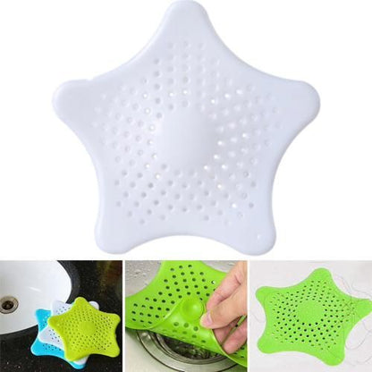 Silicone sink drain filter for bathtub and shower, white V1237-ZY-506-0822