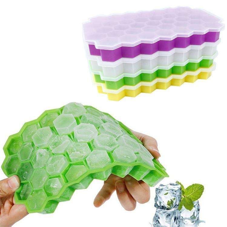 Hexagon Ice Cube Mold for Baking, MultiColor V1237-ZY-506-0824