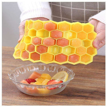 Hexagon Ice Cube Mold for Baking, MultiColor V1237-ZY-506-0824