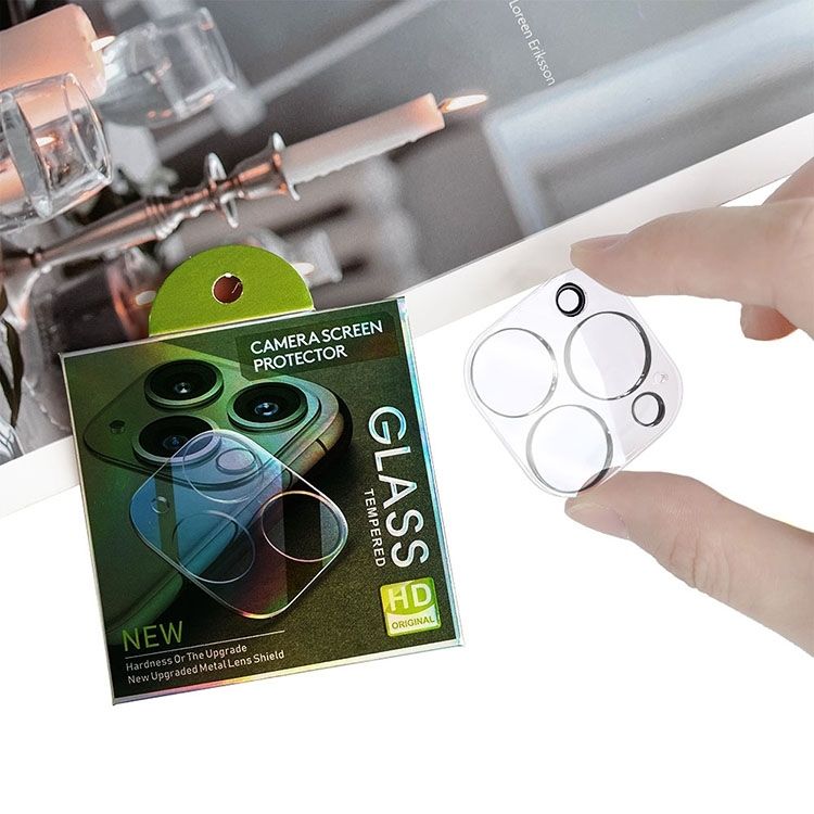 Tempered Glass Lens Protector for iPhone 15, Transparent, Compatible with iPhone 15 V1237-ZY-506-0828