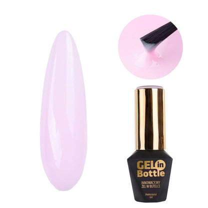 Mollylac UV LED Gel 10g, Icy Pink Base Coat, Compatible with Mollylac V1237-ZY-506-0832