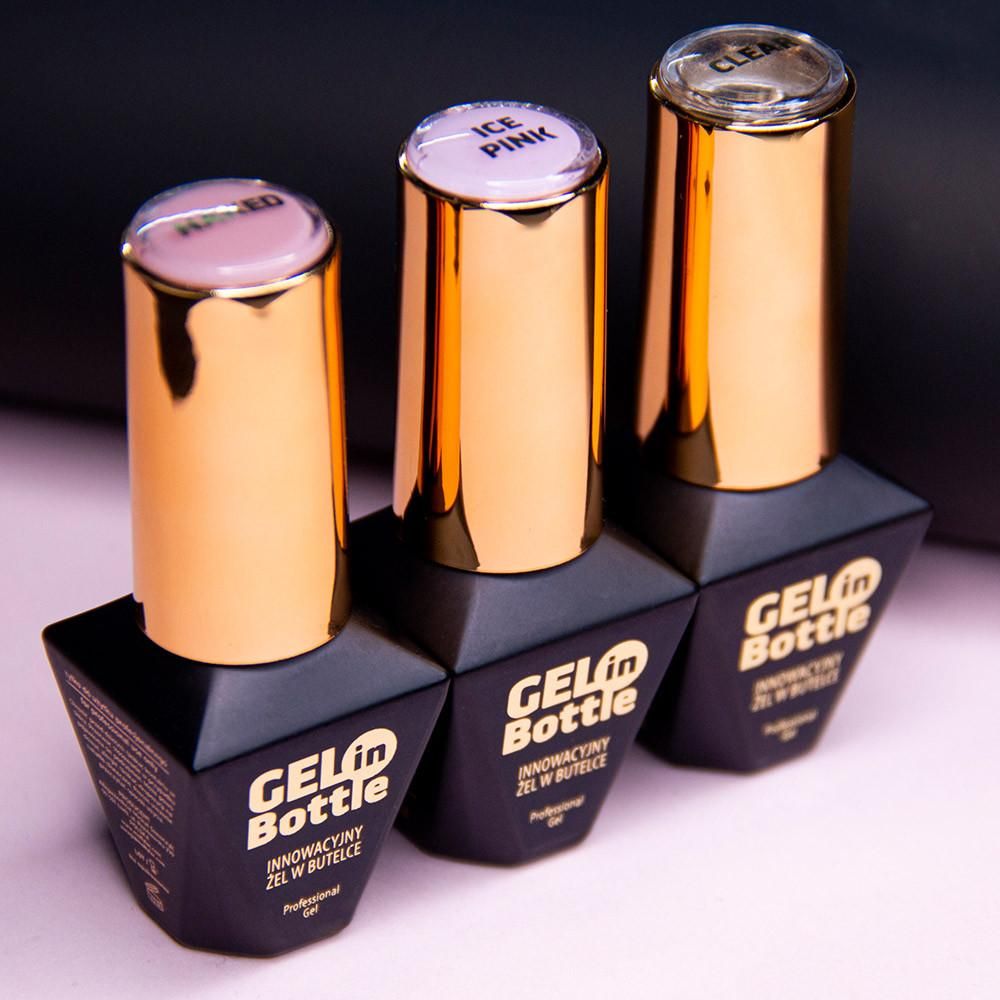 Mollylac UV LED Gel 10g, Icy Pink Base Coat, Compatible with Mollylac V1237-ZY-506-0832