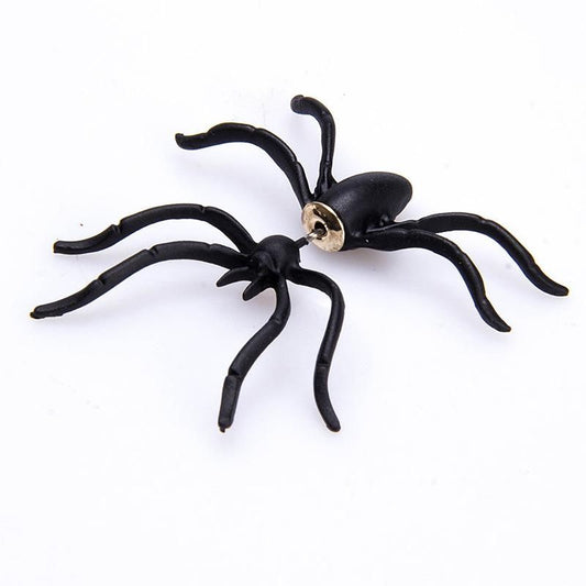 Black Spider Halloween Earrings, 2 Pieces V1237-ZY-506-0833