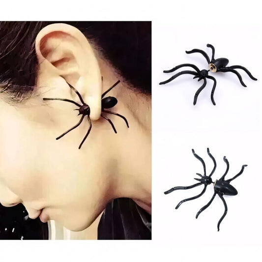 Halloween Earring Black Spider, 1 pc V1237-ZY-506-0834