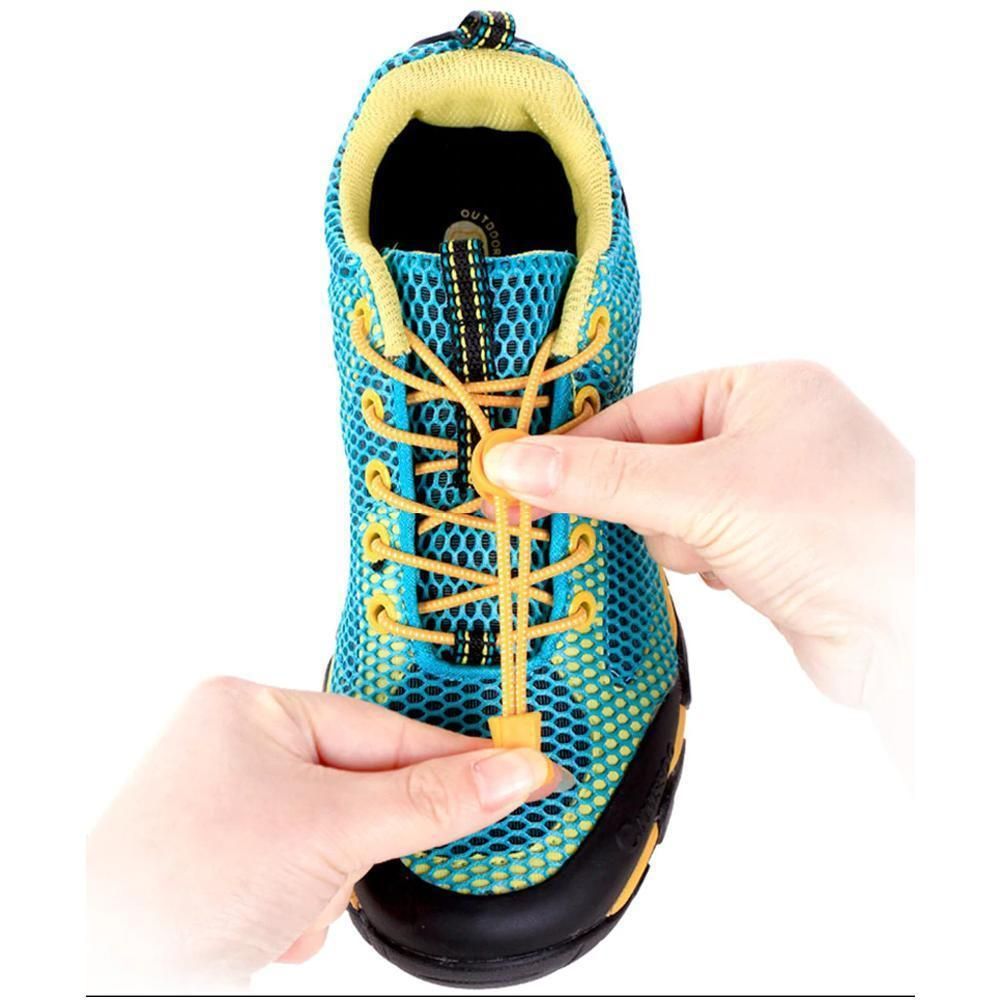 Elastic laces shoes with drawstring, Dark Blue, 2 pairs V1237-ZY-506-0854